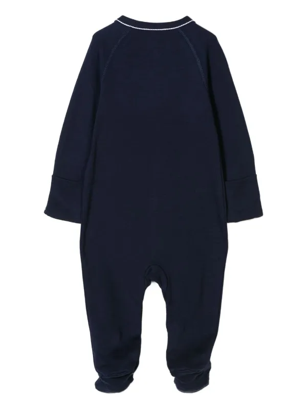 POLO RALPH LAUREN KIDS Macacão De Bebê Com Logo Bordado | Azul