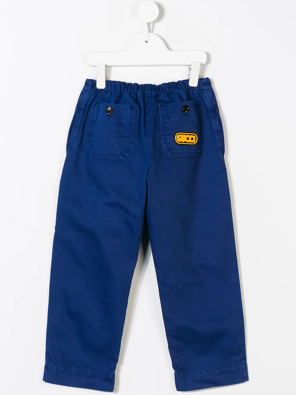 elasticated chino trousers