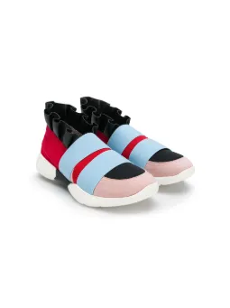 frill trim sneakers