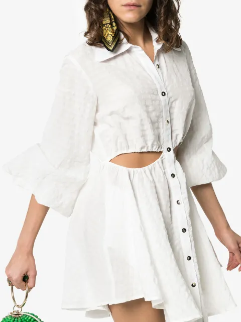cult gaia dress white