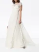 Image 2 of Giambattista Valli cap sleeve lace insert empire line maxi dress