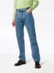 Prada straight leg belted denim jeans