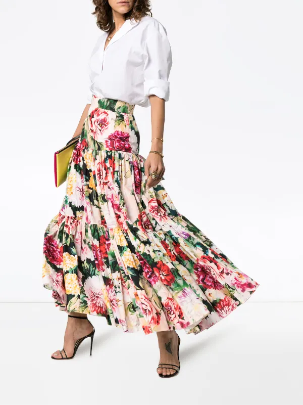 dolce and gabbana maxi skirt