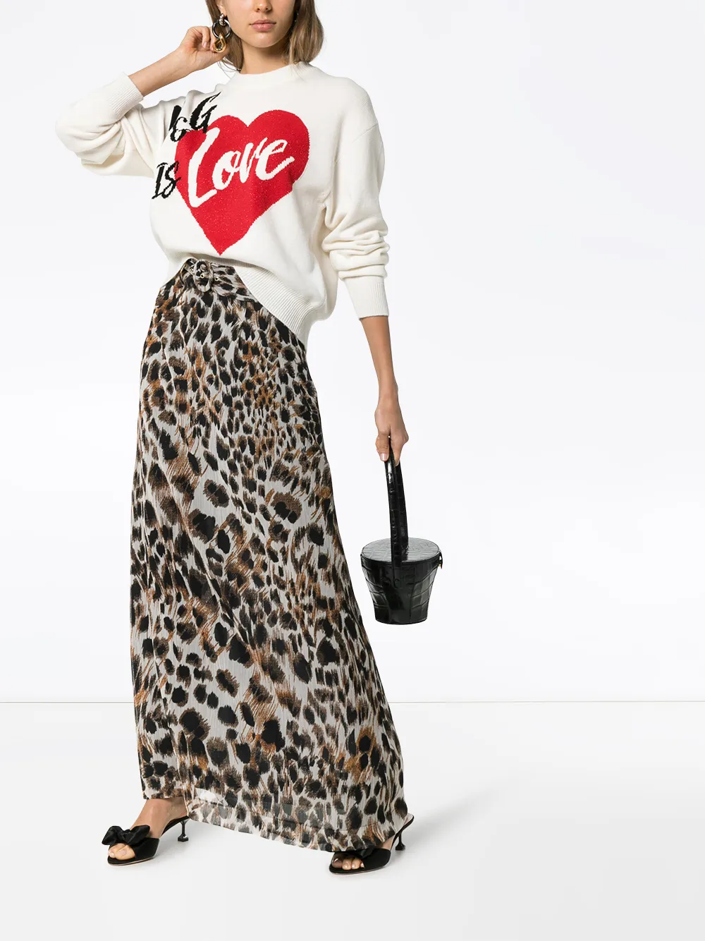 фото Dolce & gabbana свитер d&g is love