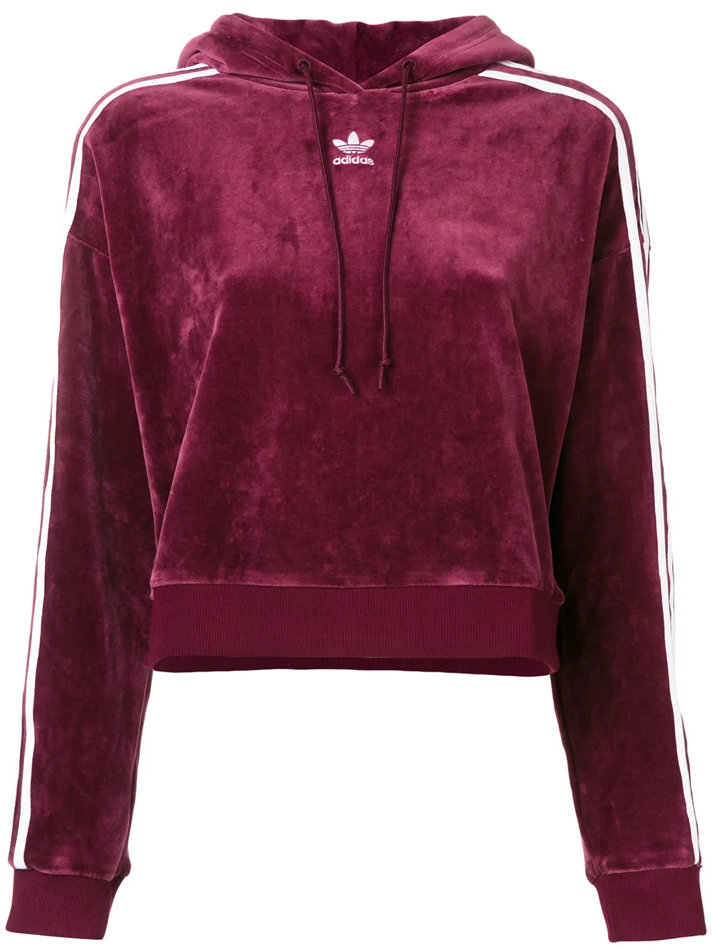 Adidas trui met capuchon en logo Roze