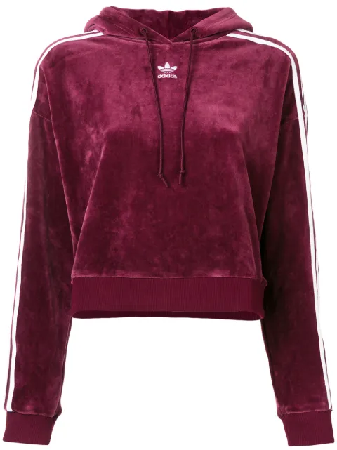 adidas hooded logo sweatshirt