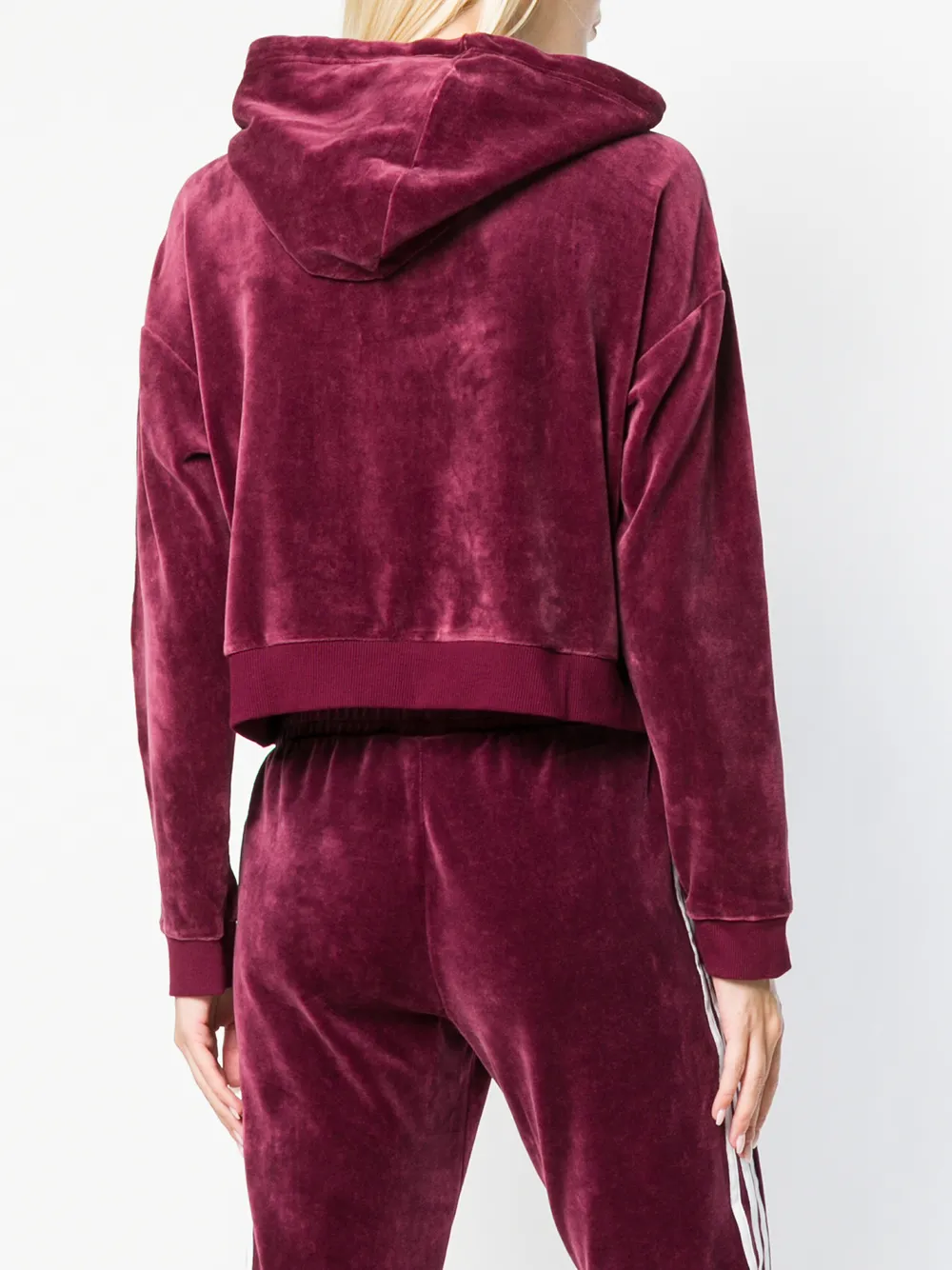 adidas trui met capuchon en logo Roze