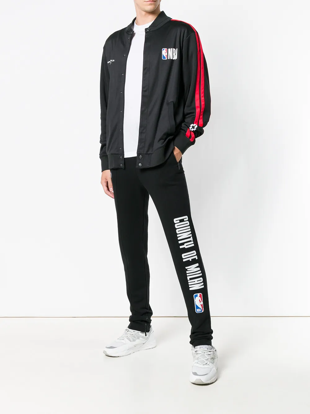 COUNTY OF MILAN NBA joggingbroek Zwart
