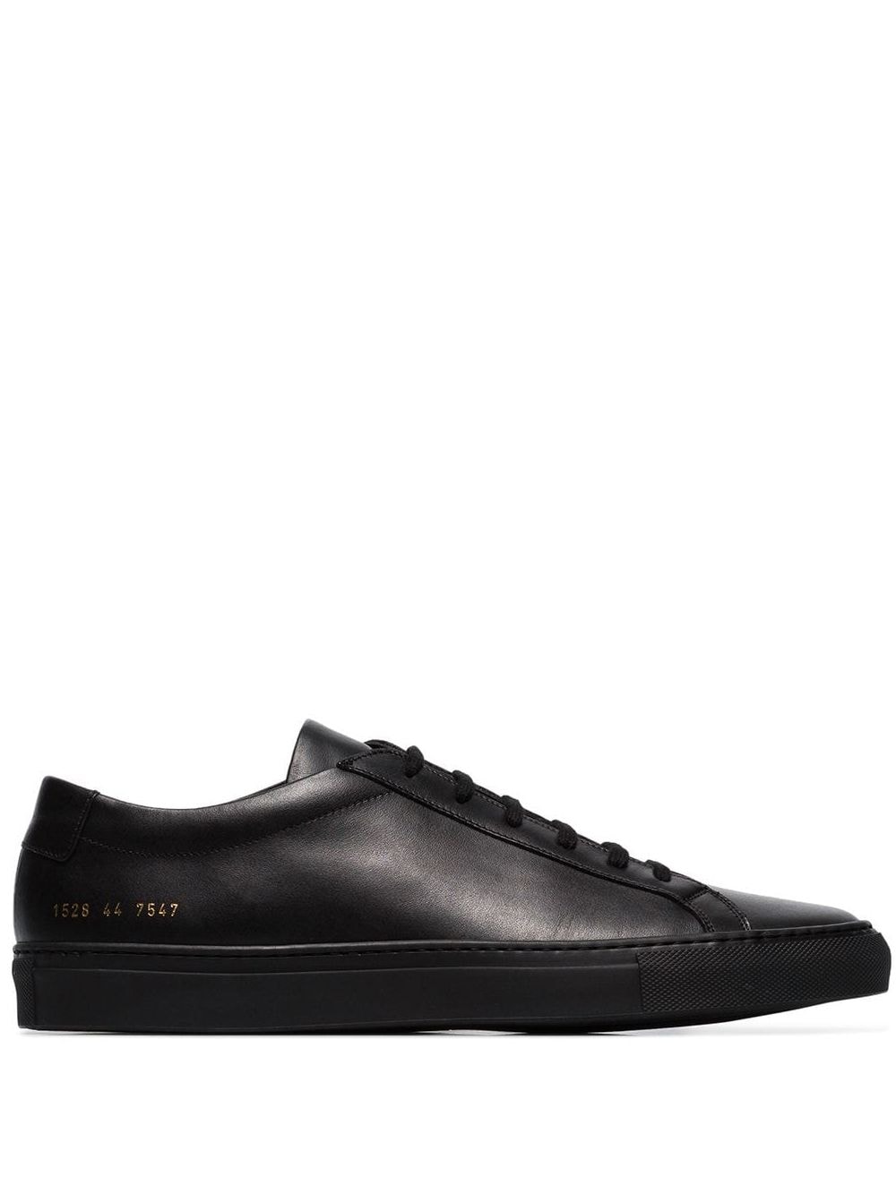 black Achilles leather low-top sneakers 