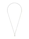 WERKSTATT:MÜNCHEN sterling silver mini Skull necklace - Metallic