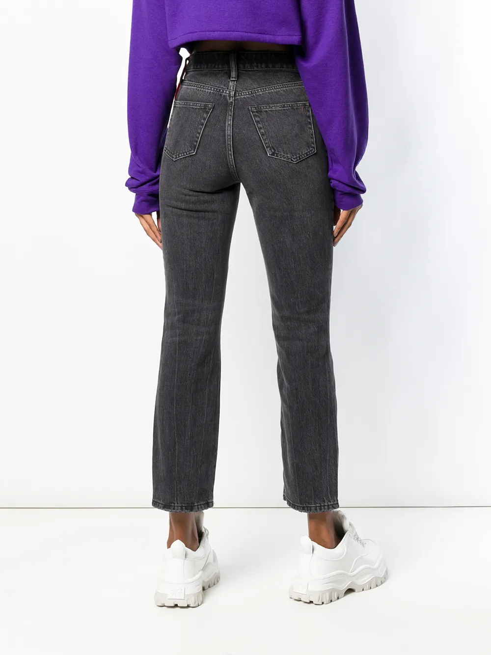 alexander wang embroidered jeans