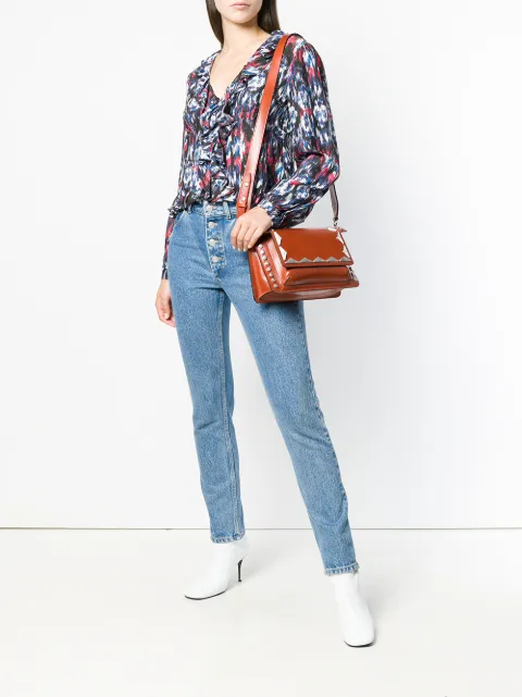 ISABEL MARANT ISABEL MARANT MISKAI CROSSBODY BAG - BROWN