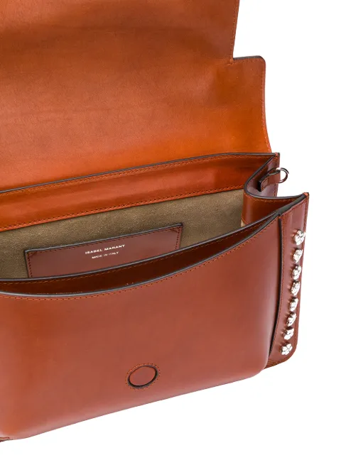 ISABEL MARANT ISABEL MARANT MISKAI CROSSBODY BAG - BROWN