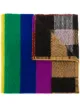 Image 1 of Burberry Reversible Rainbow Stripe and Check Cashmere Scarf