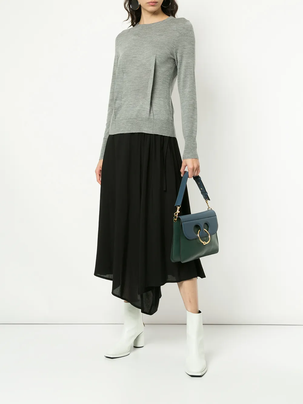  Jw Anderson Pullover Mit Rundhalsausschnitt   Grau 