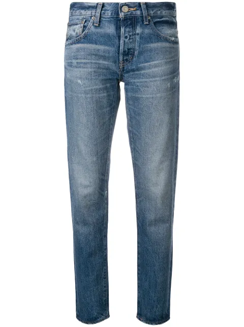 Moussy Vintage Sundance Dark-wash Skinny Jeans In Dark Blue | ModeSens