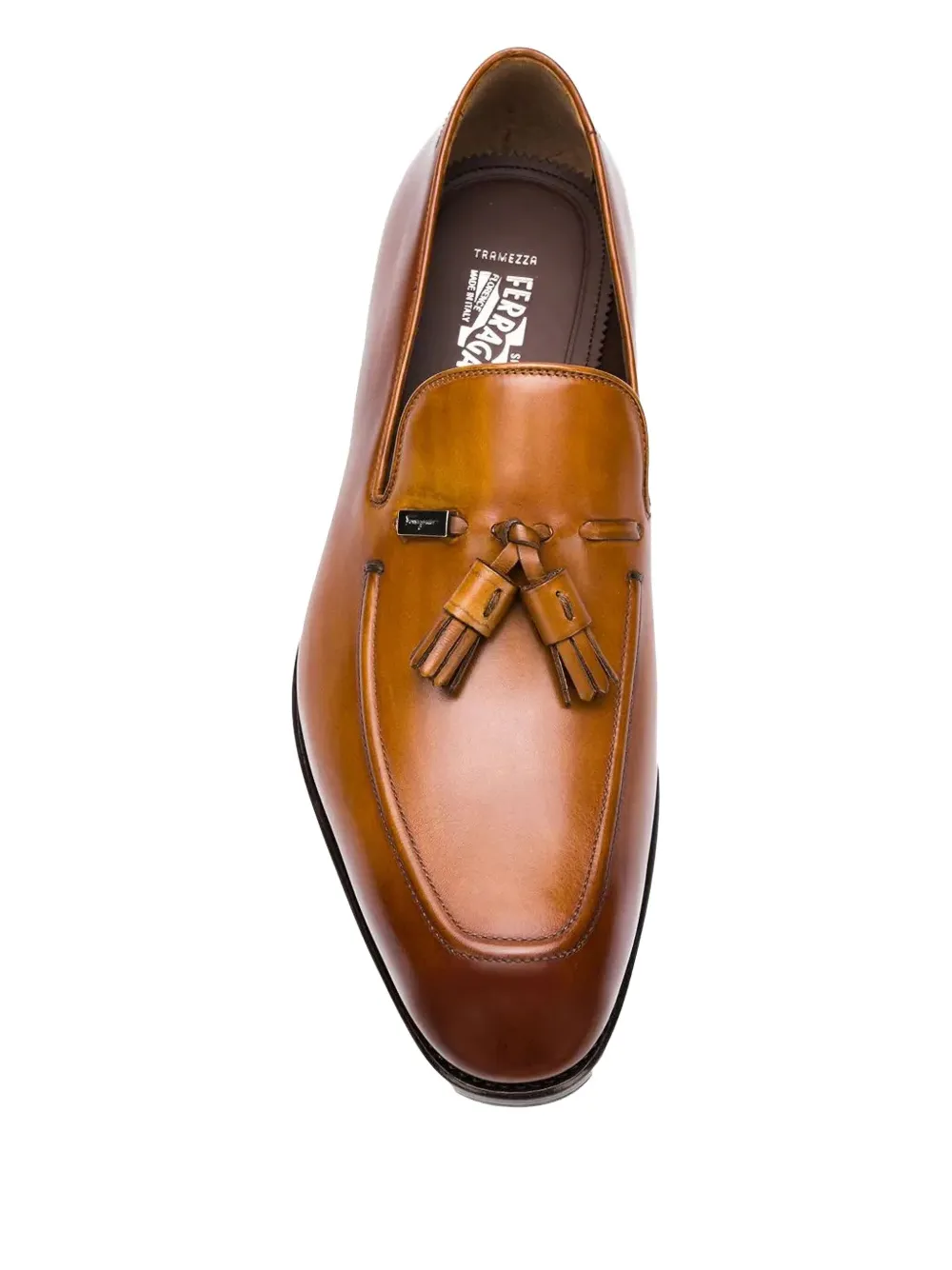 Ferragamo classic tassel loafers Brown