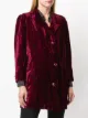 Krizia Pre-Owned 1970's velvety coat