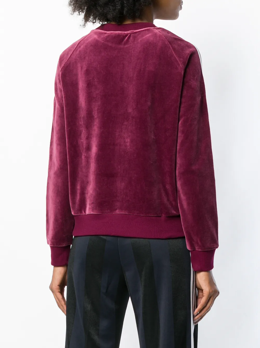 adidas sweater met drie strepen Rood