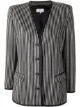 Image 1 of Valentino Pre-Owned 1980's striped slim jacket