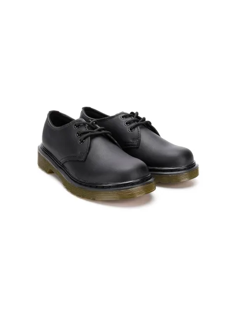 Dr. Martens' Kids' Classic Lace-up Shoes In Black