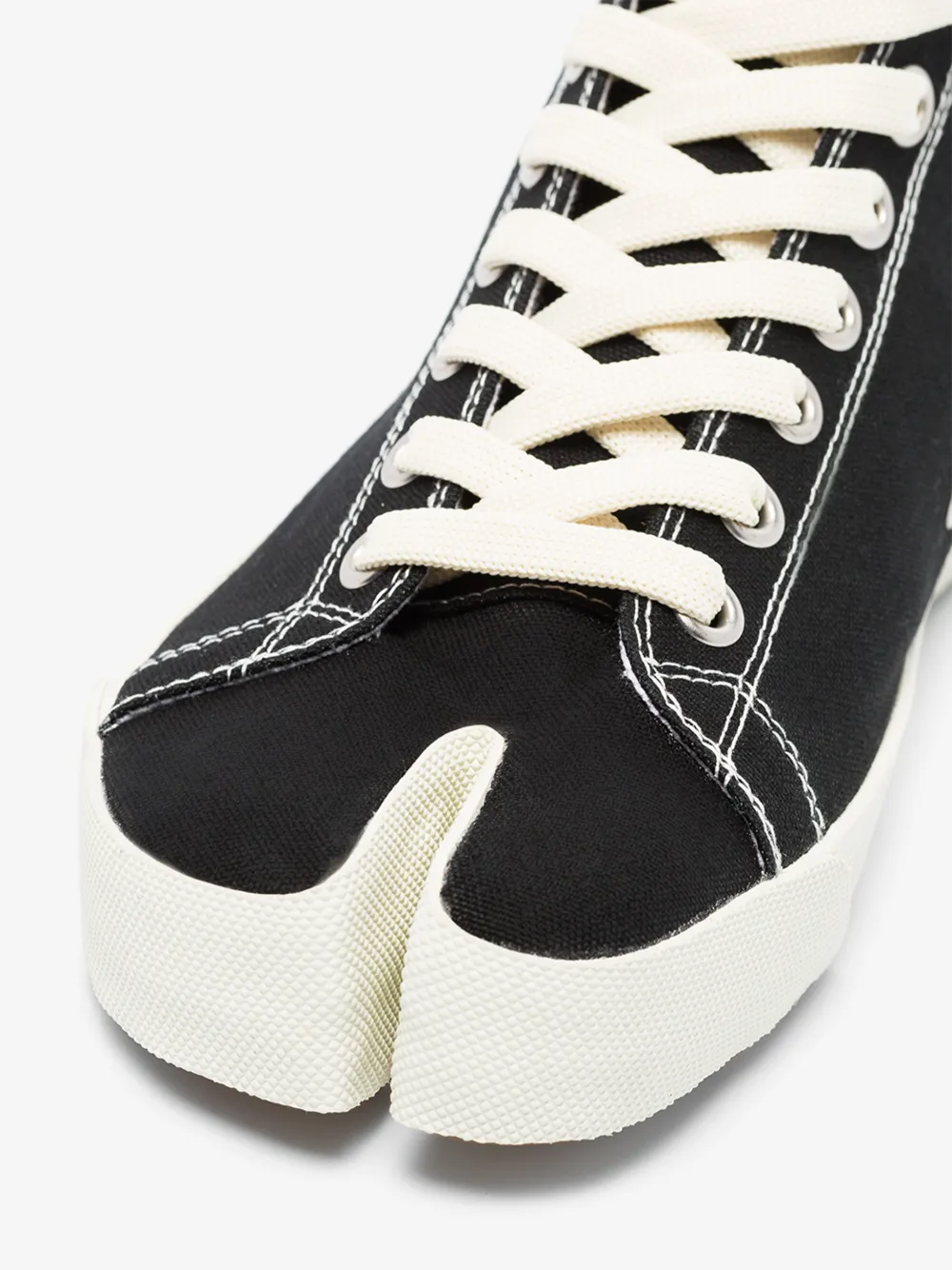 margiela canvas tabi