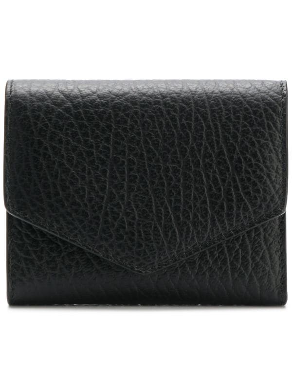 textured leather wallet