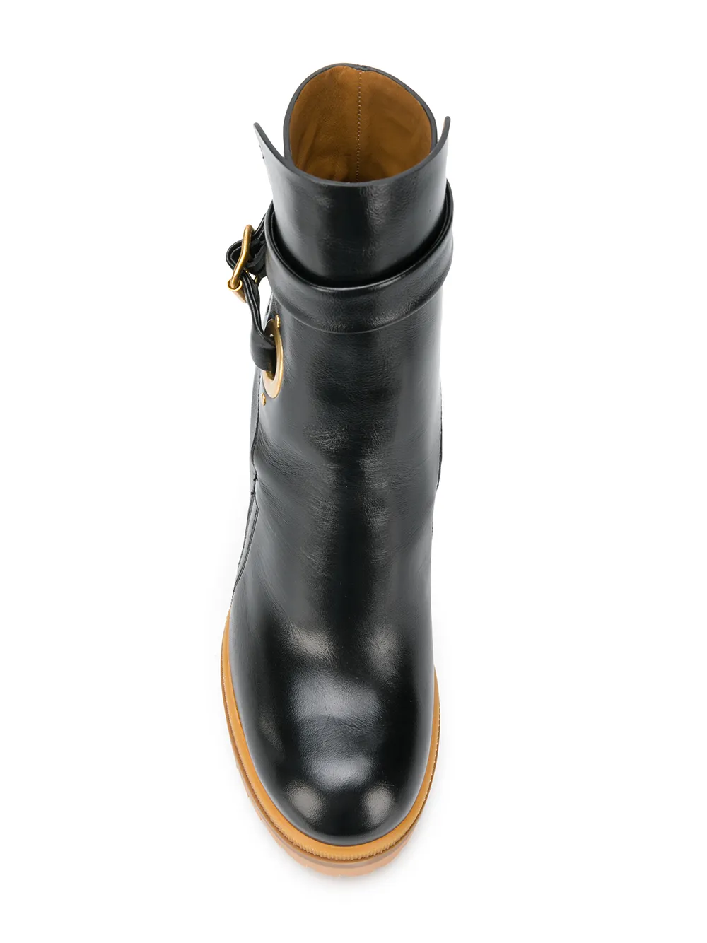 See by Chloé platform ankle boots Black