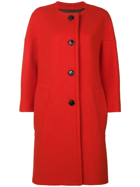 round neck coat