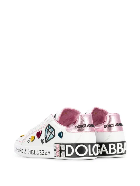 Dolce \u0026 Gabbana Sneakers Queen Con Scritte - Farfetch