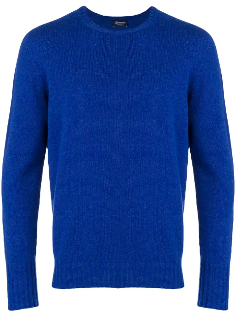 Drumohr Crew Neck Jumper - Blue In Blue