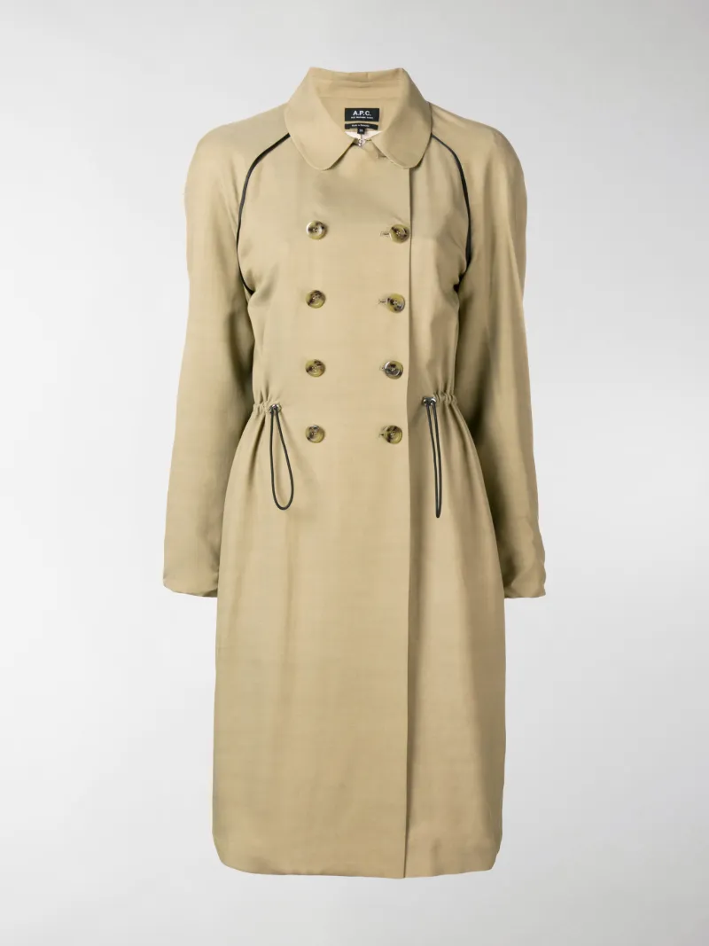 A.P.C. Jackie trench coat neutrals | MODES