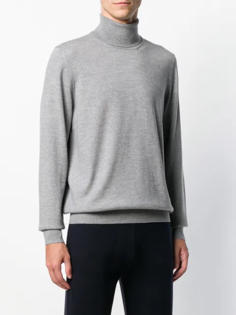 FAY FAY TURTLENECK JUMPER - GREY