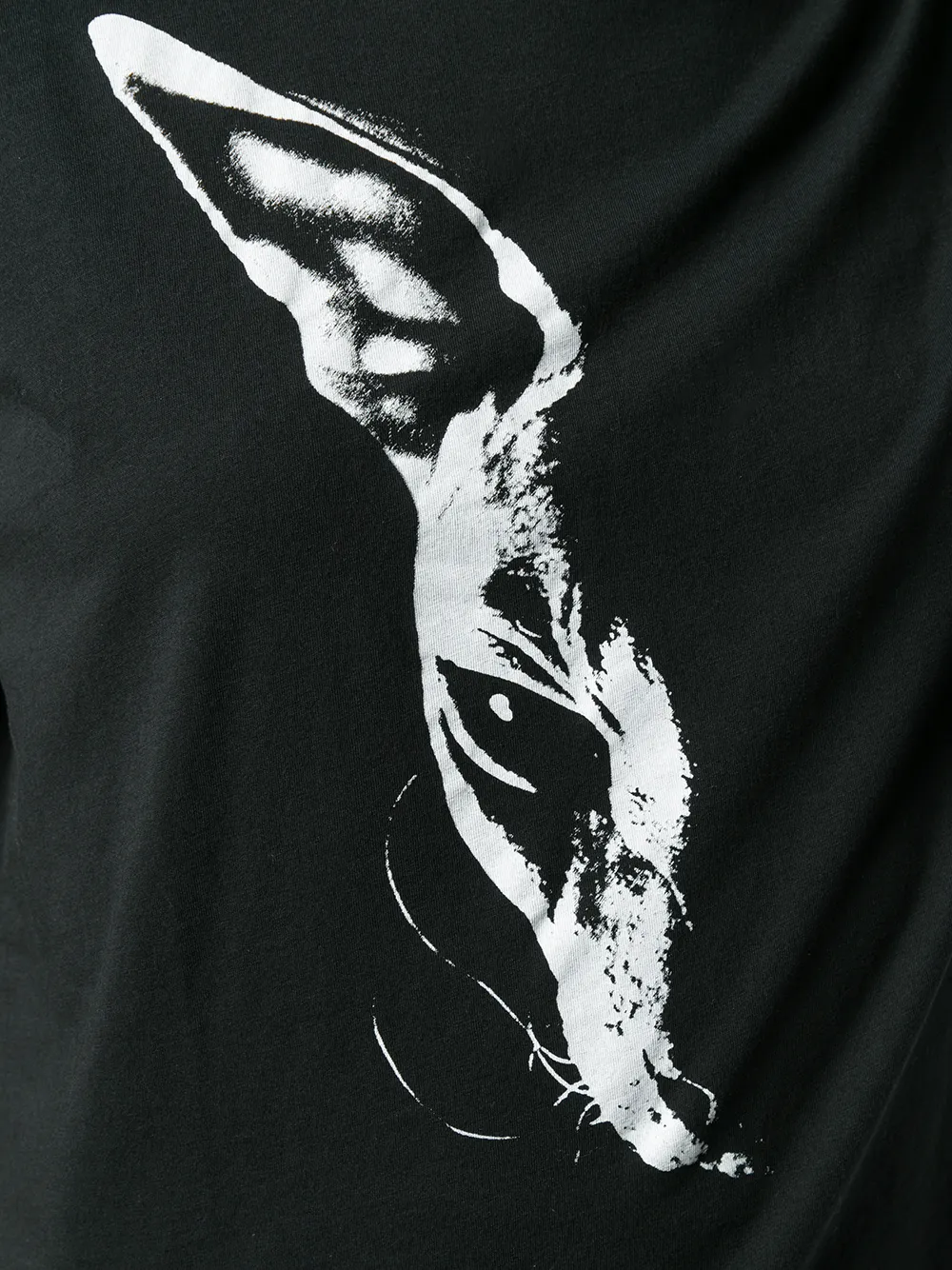 COUNTY OF MILAN shirt met kattenprint Zwart