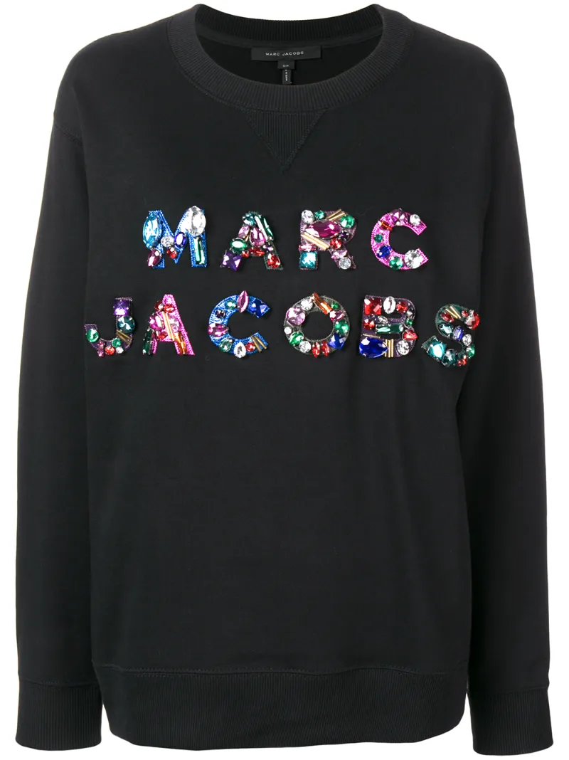 marc jacobs embroidered logo sweatshirt