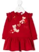 الصورة 1 من Monnalisa teddy embroidered dress