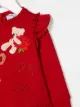 Monnalisa teddy embroidered dress