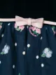 Monnalisa floral embroidery gathered dress