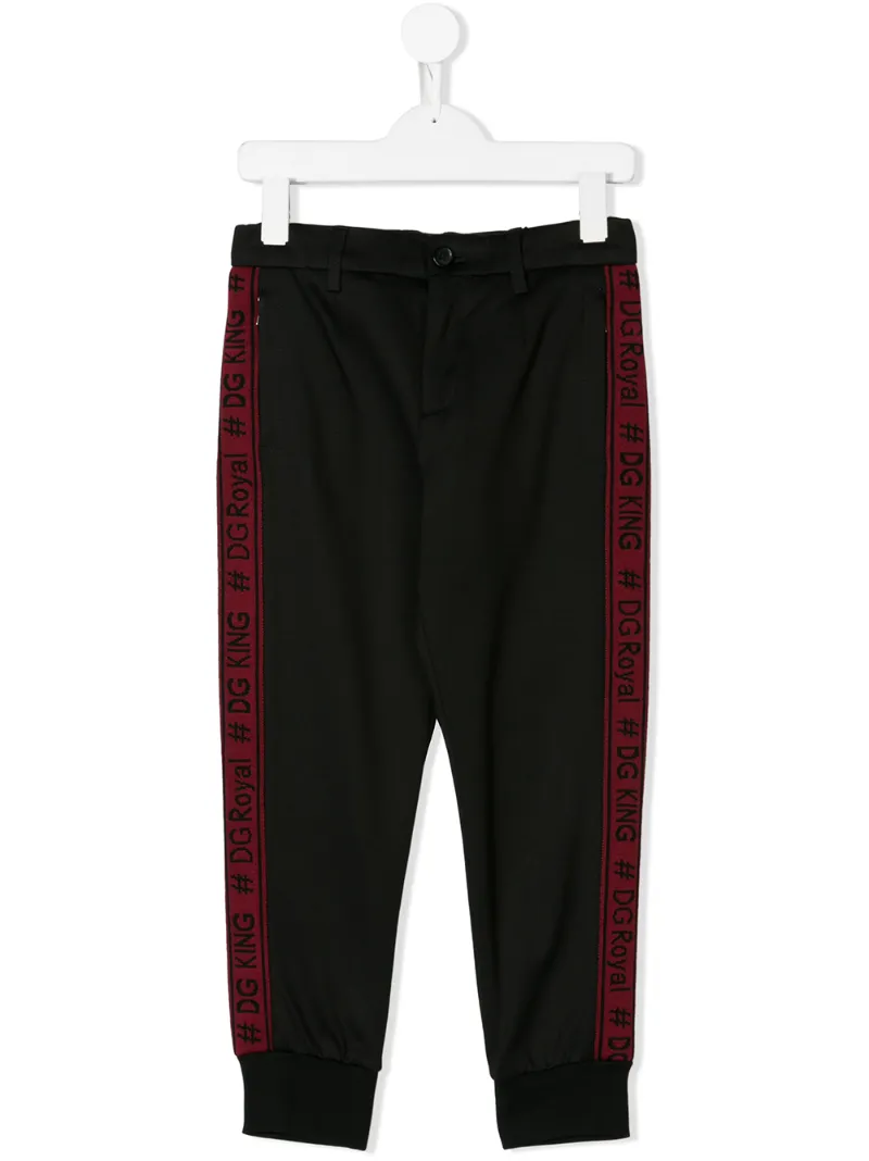 Dolce & Gabbana Kids спортивные брюки с логотипом