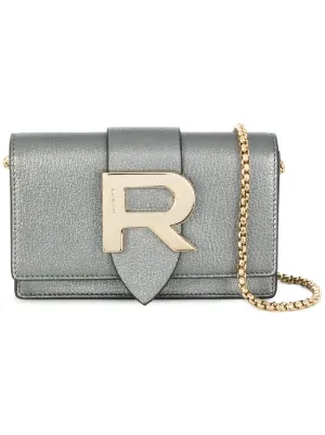 Rochas Purses Handbags Online 2018 Farfetch R Plaque Crossbody Bag