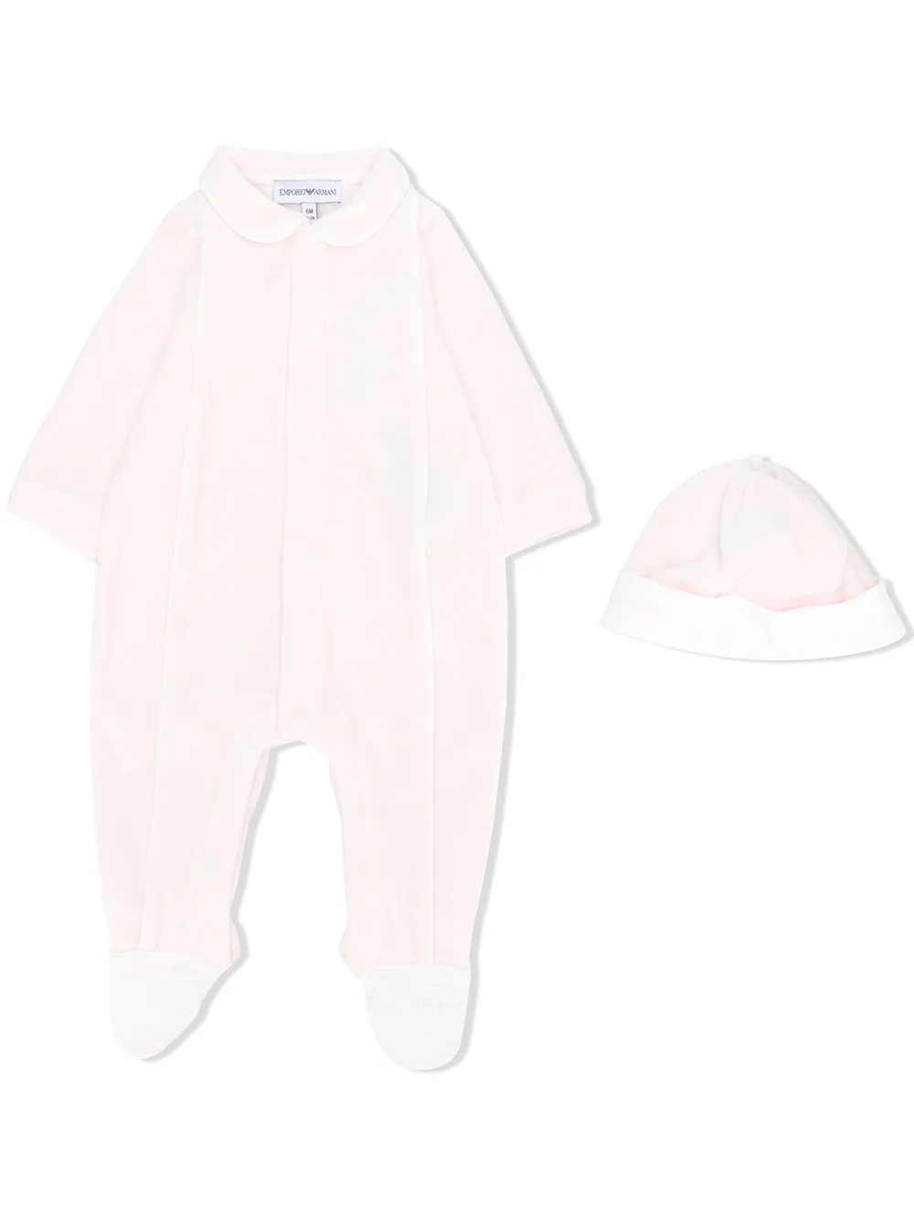 Emporio Armani Kids grenouillère fine - Rose