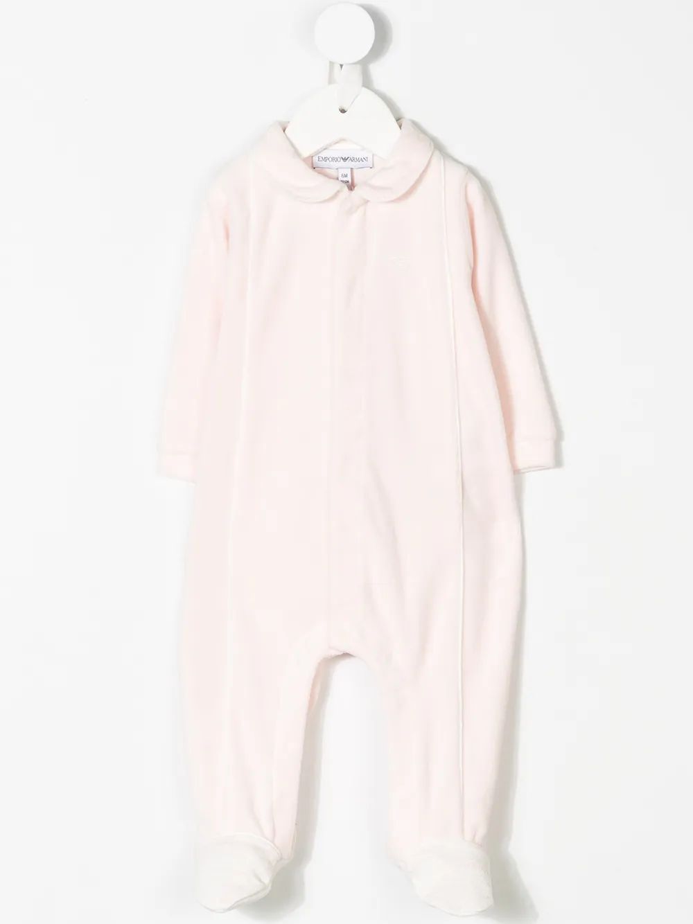 Emporio Armani Kids slim-fit romper pak Roze