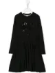 الصورة 1 من Fendi Kids logo long-sleeve dress