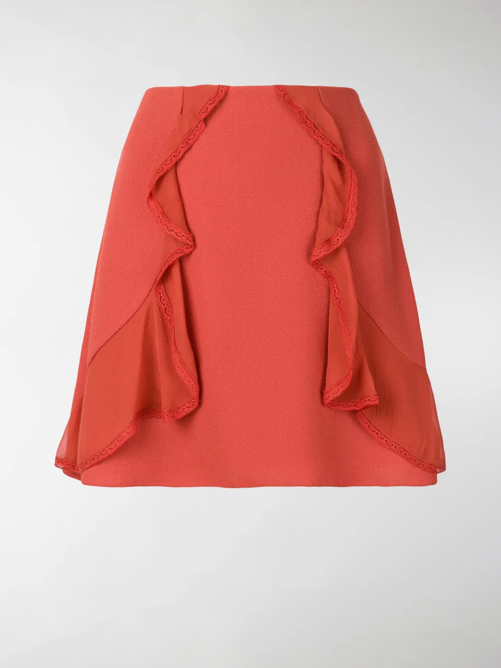 Click to view more detailed imagery on our partner's website See By ChloÉ Ruffle-trim Skirt In Yellow