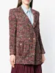 Elisabetta Franchi Doppelreihiger Tweed-Blazer