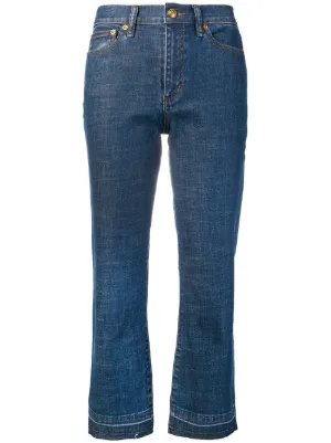 tory burch cropped jeans