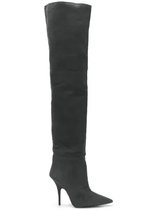 yeezy knee length boots