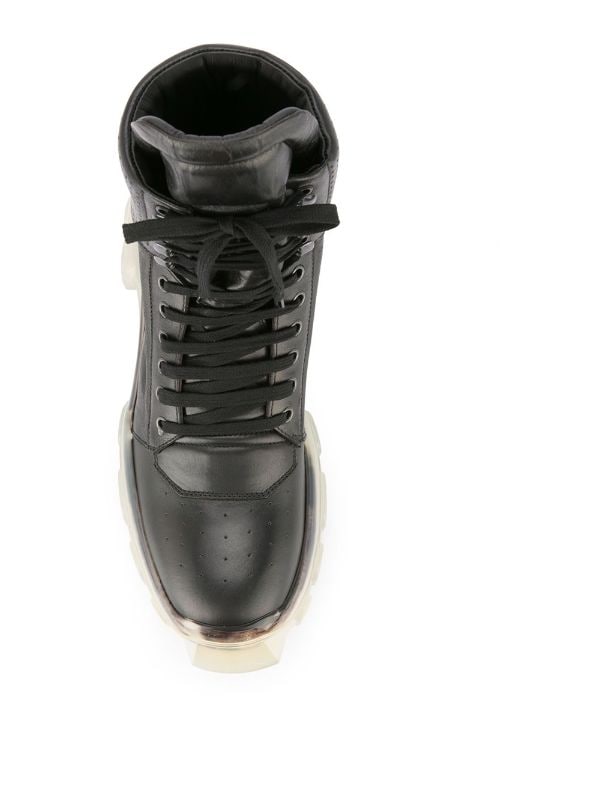 rick owens tractor dunk boots