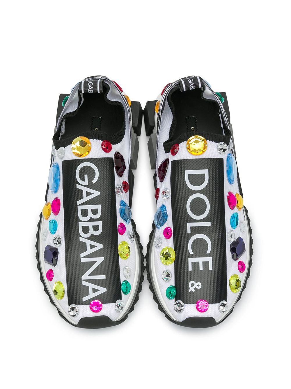 фото Dolce & Gabbana декорированные слипоны Sorrento