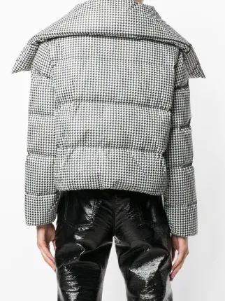 houndstooth padded jacket展示图